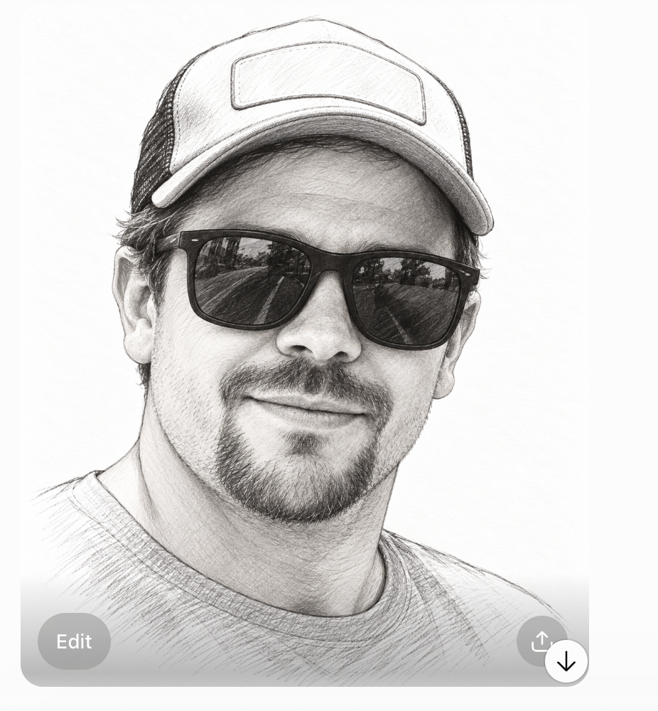 Alberto Gonzalez — pencil portrait